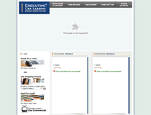 Tablet Screenshot of executivecarleasing.com